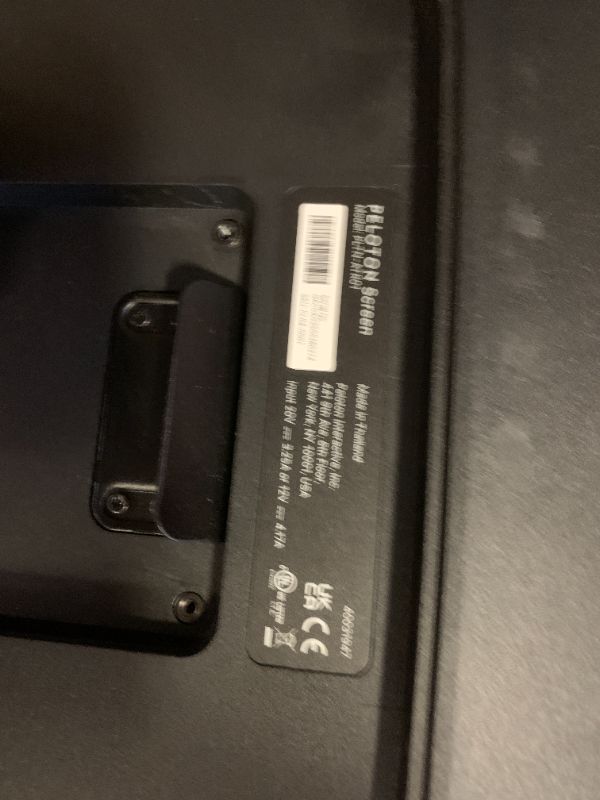 Photo 1 of peloton monitor not full set