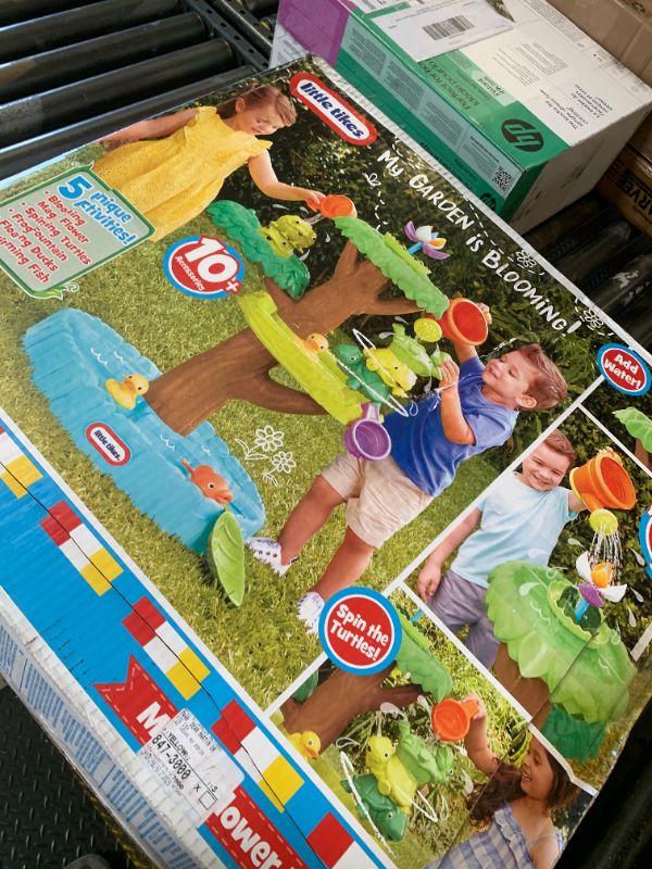 Photo 1 of Little Tikes Magic Flower Water Table with Blooming Flower and 10+ Accessories, Multicolor, (Model: 651342M), Medium