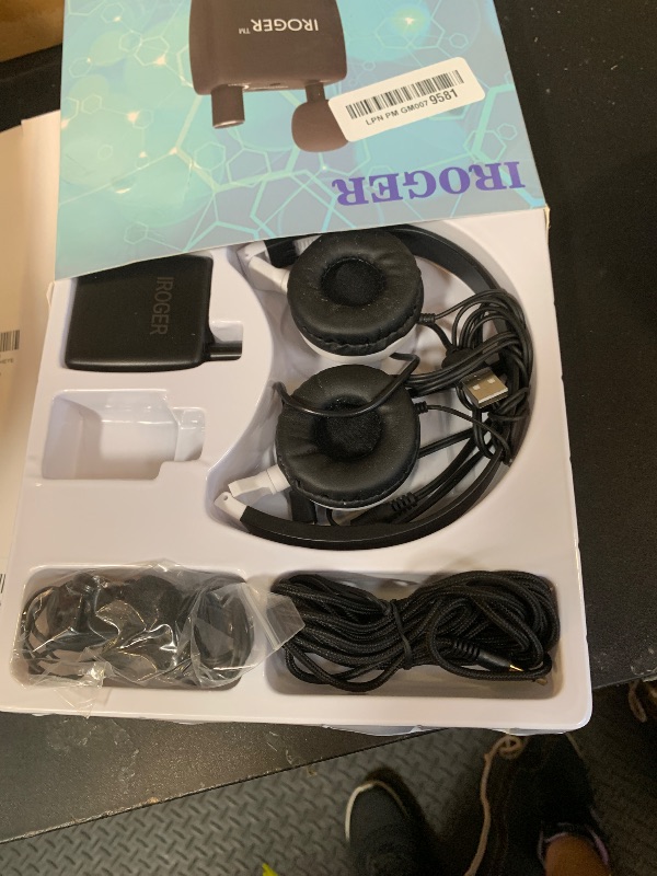 Photo 1 of IROGER Hearing Amplifier Rechargeable Hearing Device with Headphone Personal Sound Amplifier PSAP for Ears,Seniors,Directional Microphone
