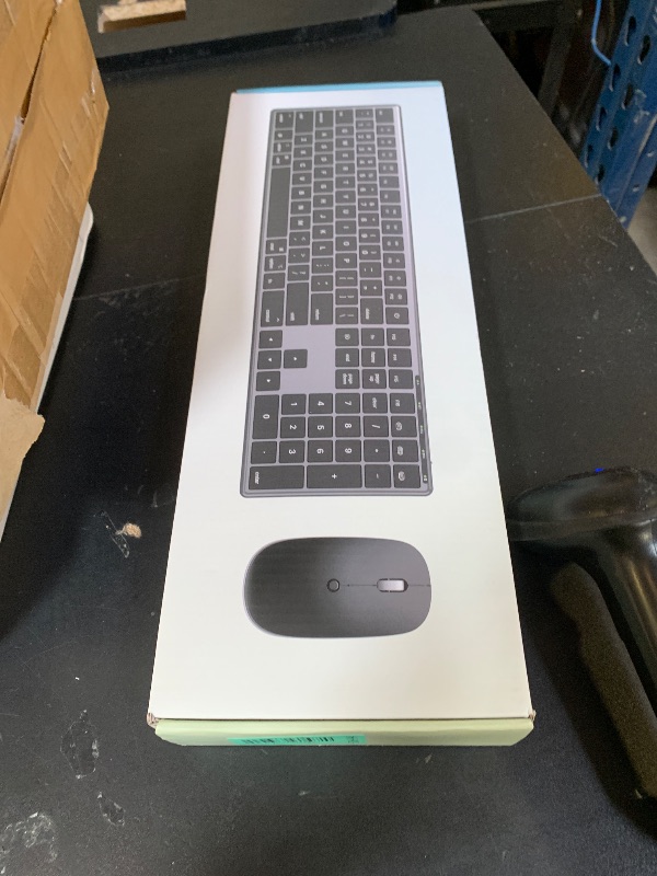 Photo 1 of Bluetooth Keyboard and Mouse Combo for Mac, Rechargeable Wireless Keyboard Mouse, Multi-Device Connection, Quiet Keys, Metal Frame, for Travel & Desk, Compatible with MacBook Pro/Air, iPad, iPhone