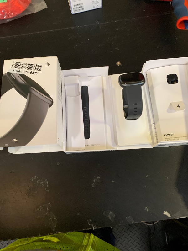 Photo 1 of Fitbit Sense 2 Advanced Health and Fitness Smartwatch with Stress and Sleep Tools - 3-Month Google Health Premium Membership Included - ECG App, SpO2, 24/7 Heart Rate, and GPS - Shadow Grey/Graphite
