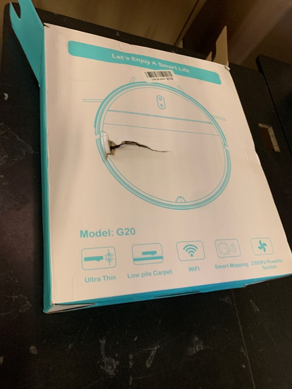 Photo 1 of Kilgone Robot Vacuum and Mop Combo, Ultra Slim, Smart 3D Obstacle Avoidance, Tangle-Free Robotic Vacuum Cleaner for Pet Hair, Hard Floor & Carpet, App/Alexa/Google Control