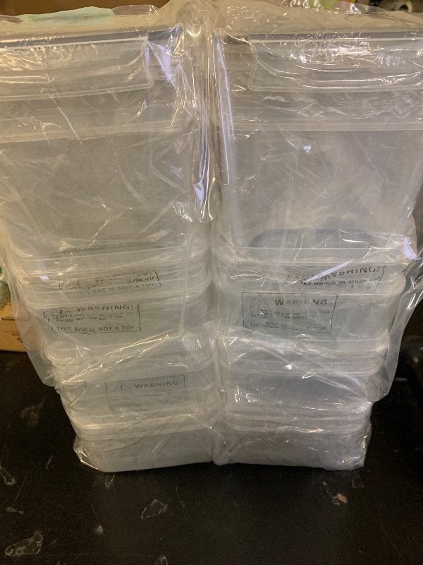 Photo 1 of PRAKI Airtight Food Storage Containers Set with Lids - 24 PCS, BPA Free Kitchen and Pantry Organization, Plastic Leak-proof Canisters for Cereal Flour & Sugar - Labels & Marker