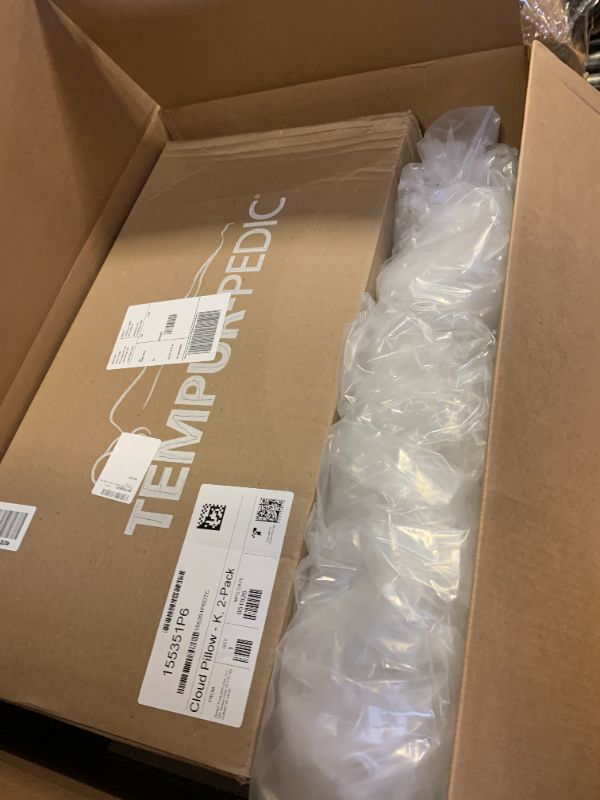 View 2 of TEMPUR-Pedic TEMPUR-Cloud Pillow, Standard-2-Pack, Standard, White 2 Count