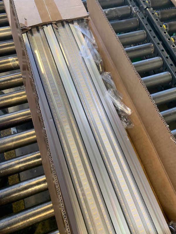Photo 1 of ELEKICO Super Bright New Upgrade Hanging | Surface Mount 8' 120w 5000k 20000lm 8ft Led Shop Light, Linkable Ceiling Lighting Garage Lights | Led Shop Lights 8ft for Garage Workshop Shop Warehouse