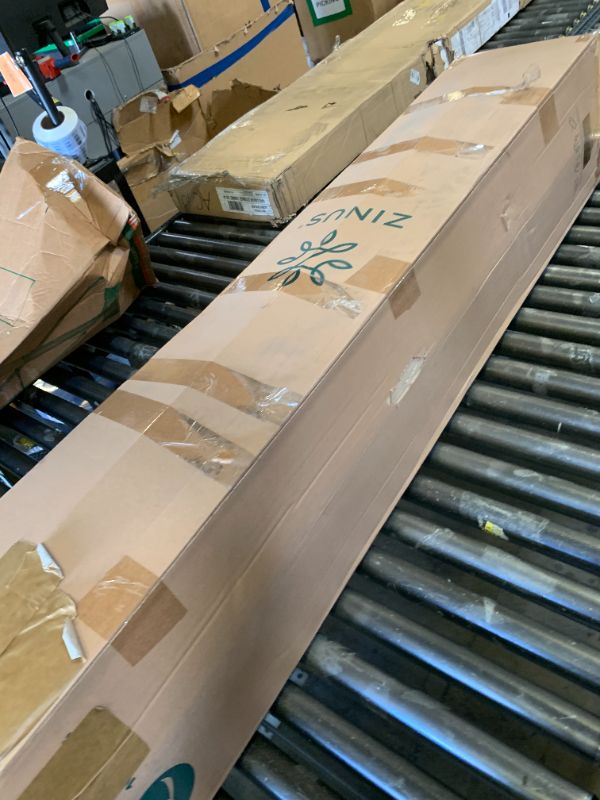 Photo 1 of ZINUS 10 Inch True Support Hybrid Mattress [New Version], Queen, Fiberglass Free, Medium Feel, Motion Isolation, Certified Safe Foams & Fabric, Mattress in A Box