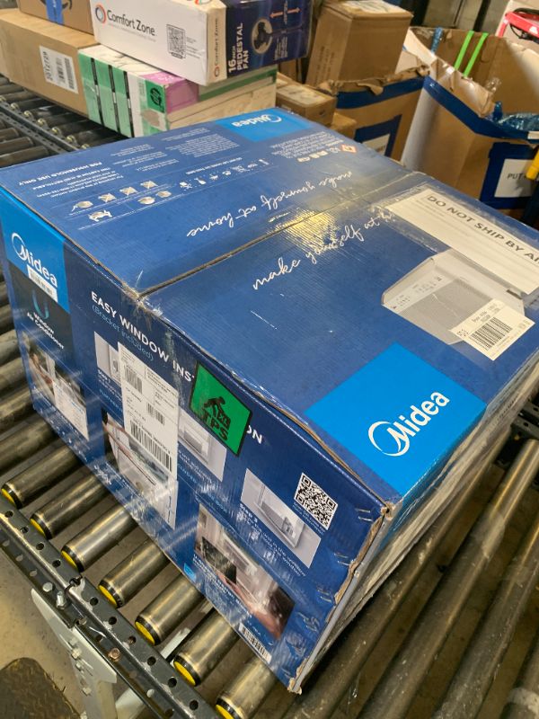 Photo 1 of Midea 10,000 BTU U Shaped Smart Inverter Window Air Conditioner - Cools 450 Sq Ft, Ultra Quiet with Open Window Operation - Alexa/Google Assistant Compatible, 37% Energy Savings, Remote (2026 Edition)