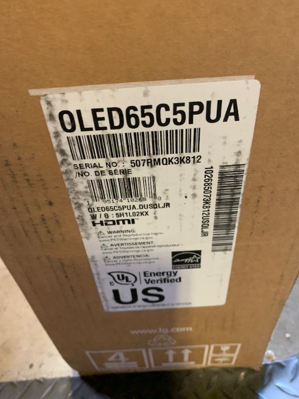 Photo 1 of LG 65-Inch Class OLED evo AI 4K C5 Series Smart TV w/Dolby Atmos, Dolby Vision, HDR10, AI Super Upscaling 4K, Filmmaker Mode, Wow Orchestra, Alexa Built-in (OLED65C5PUA, 2025)