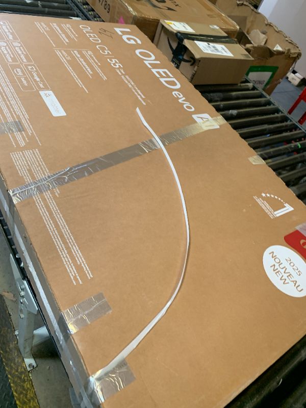 Photo 1 of LG 55-Inch Class OLED evo AI 4K C5 Series Smart TV w/Dolby Atmos, Dolby Vision, HDR10, AI Super Upscaling 4K, Filmmaker Mode, Wow Orchestra, Alexa Built-in (OLED55C5PUA, 2025)