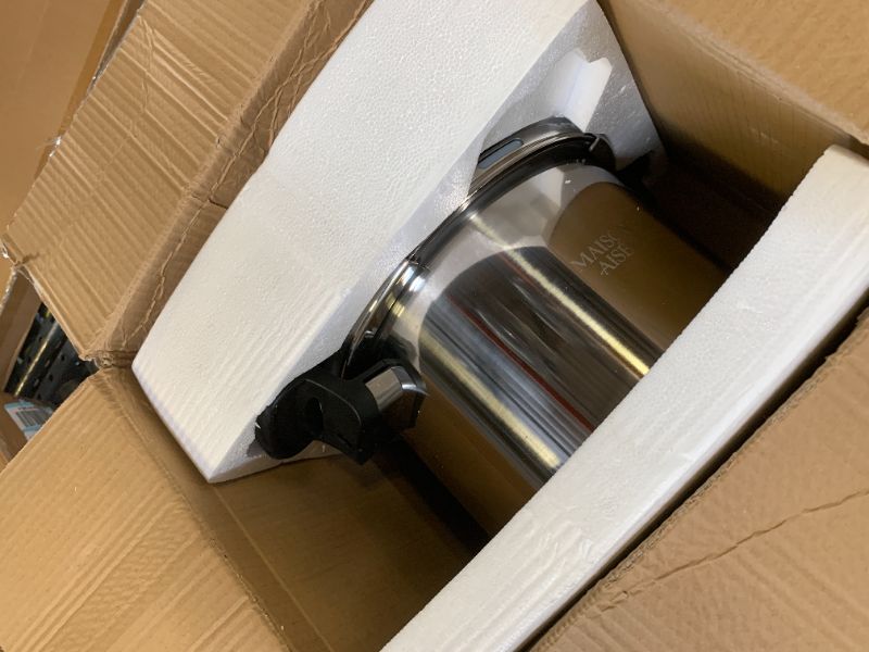 Photo 1 of Stovetop 304 Stainless Steel Heavy Duty Pressure Cooker, One-hand Easy Handle Lid, 3 PSI Setting, 6 Safety Systems, Dishwasher Safe, Olla de Presion, Works for All Cooktops (8.5 QT)
