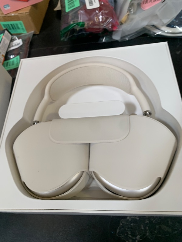 Photo 1 of Apple AirPods Max 2 Wireless Over-Ear Headphones, Active Noise Cancellation, Adaptive Audio, Personalized Spatial Audio, Live Translation, Bluetooth Headphones for iPhone – Starlight