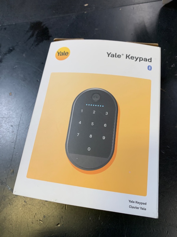 Photo 1 of Yale Keypad - Smart Bluetooth Keypad for Yale Approach, Wi-Fi Lock, Smart Locks for Easy Pin Code Entry and One-Touch Locking
