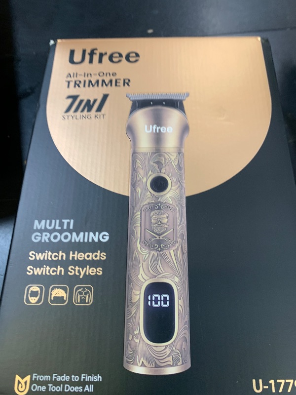 Photo 1 of Ufree Beard Trimmer for Men, Electric Razor Shaver, Cordless Hair Clipper Shaving Kit for Mustache Body Nose Ear Hair Facial, Adjustable Beard Grooming Kit Father Birthday Gifts for Men Husband Dad