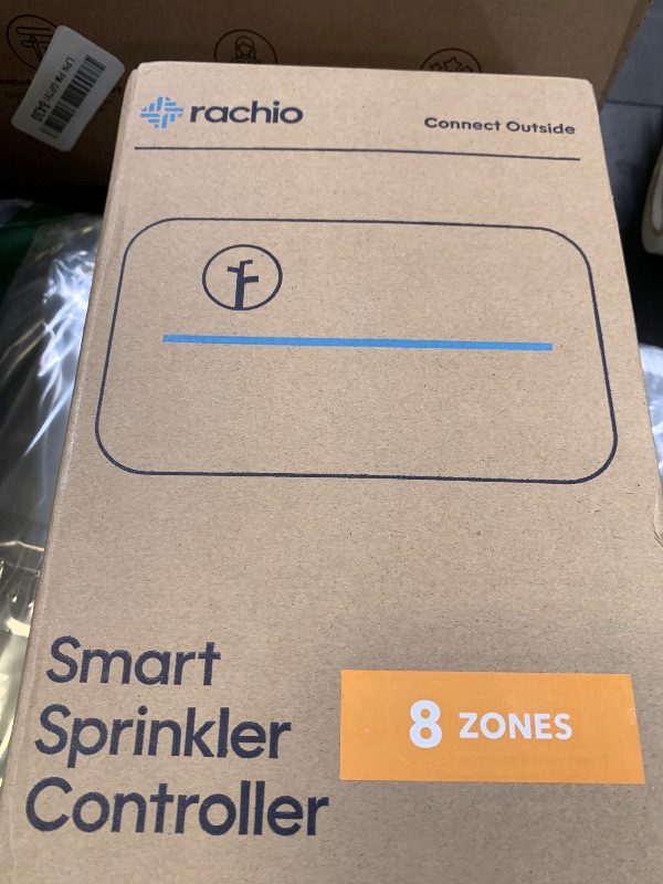 Photo 1 of Rachio WiFi Smart Sprinkler Controller (8-Zone Irrigation Remote Control) – App-Based Scheduling, Local Weather Intelligence, Rain Skips, Easy DIY Install