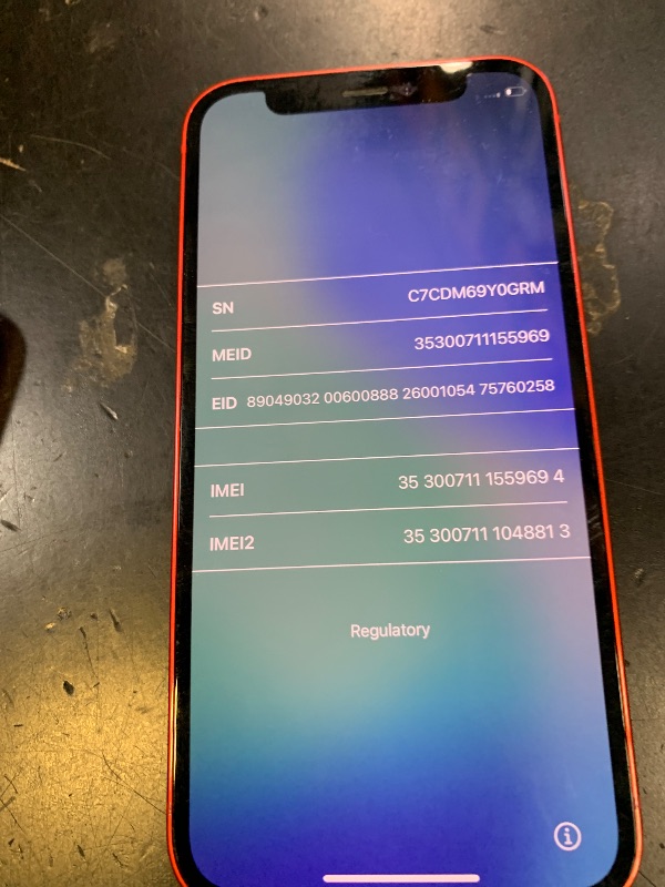 Photo 1 of Apple iPhone 12 Mini, US Version, 128GB, (PRODUCT)RED - Unlocked (Renewed)