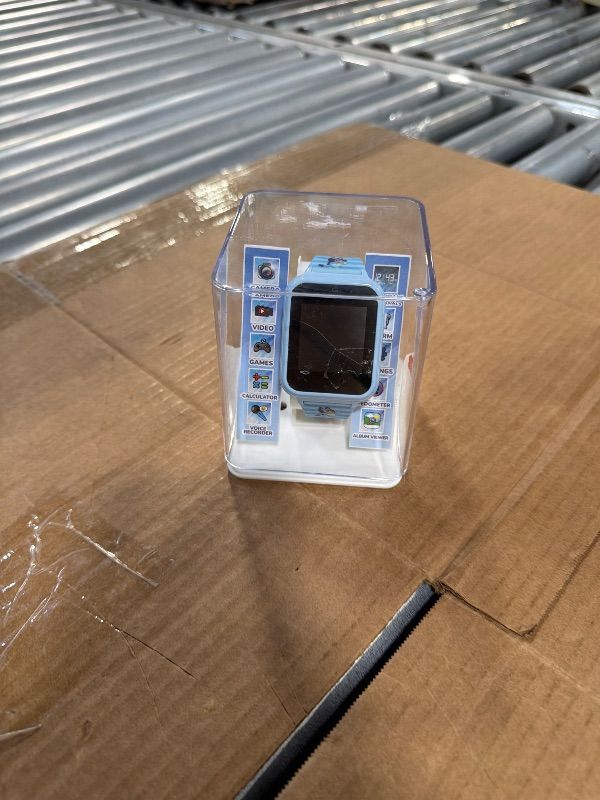 Photo 1 of ***BROKEN, SOLD FOR PARTS*** Bluey Kids Smartwatch with Camera, Games, Pedometer and Audio Recorder for Creative Play and Learning, 1.5" Touchscreen, Blue, Fits 5.5"-8.0" Wrists, for Boys and Girls Ages 3+