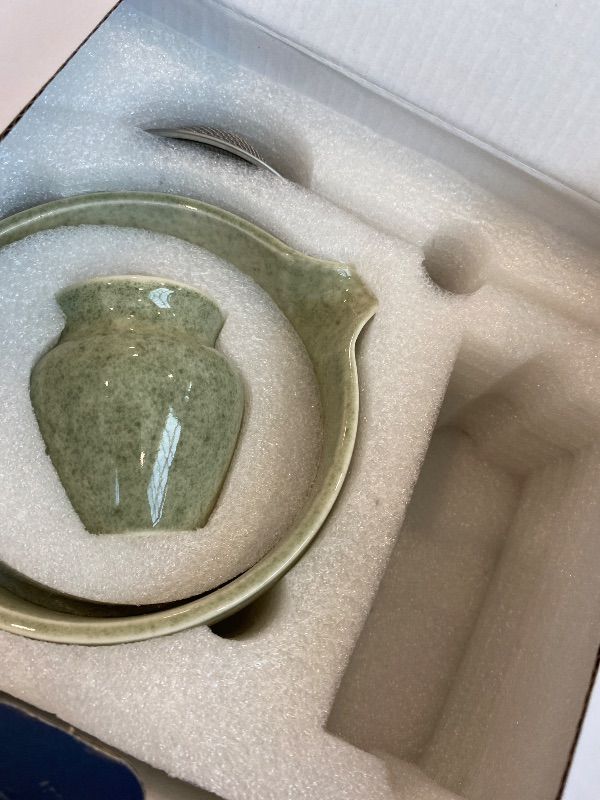 Photo 1 of [DAMAGED] [MISSING PARTS] TAUFIKT Matcha Whisk Set, 5 Pcs Ceramic Matcha Kit