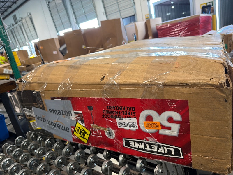 Photo 1 of ***FACTORY SEALED ***Lifetime Portable Basketball Hoop 90271 50-inch Backboard Goal System