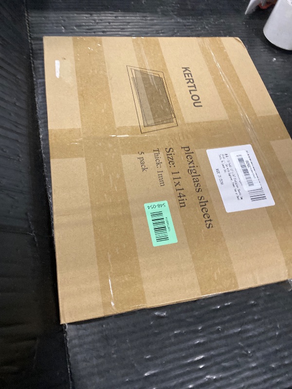 Photo 1 of (5 Pack) KERTLOU 11" x 14" Clear Plexiglass Sheets