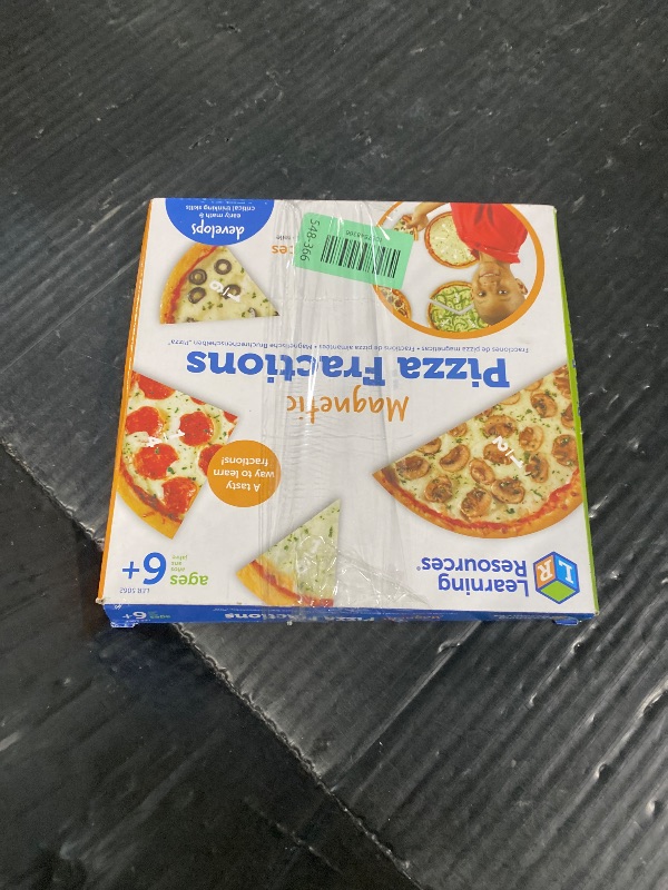 View 2 of [ONLY TWO PIZZAS] Learning Resources Magnetic Pizza Fractions