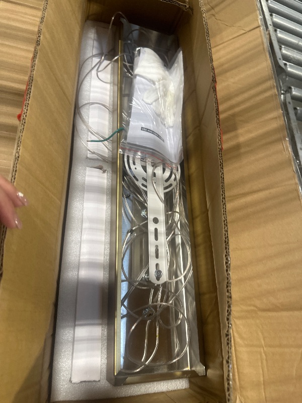 Photo 1 of [MISSING PARTS] YLKP 4-Light Crystal Chandelier