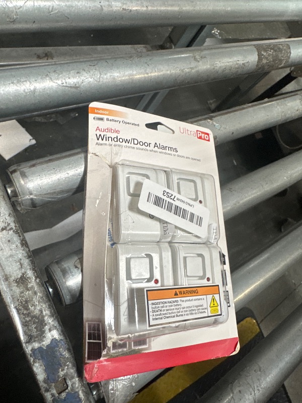 Photo 1 of [MISSING SENSORS] UltraPro Wireless Door and Window Alarm, 4 Pack, White