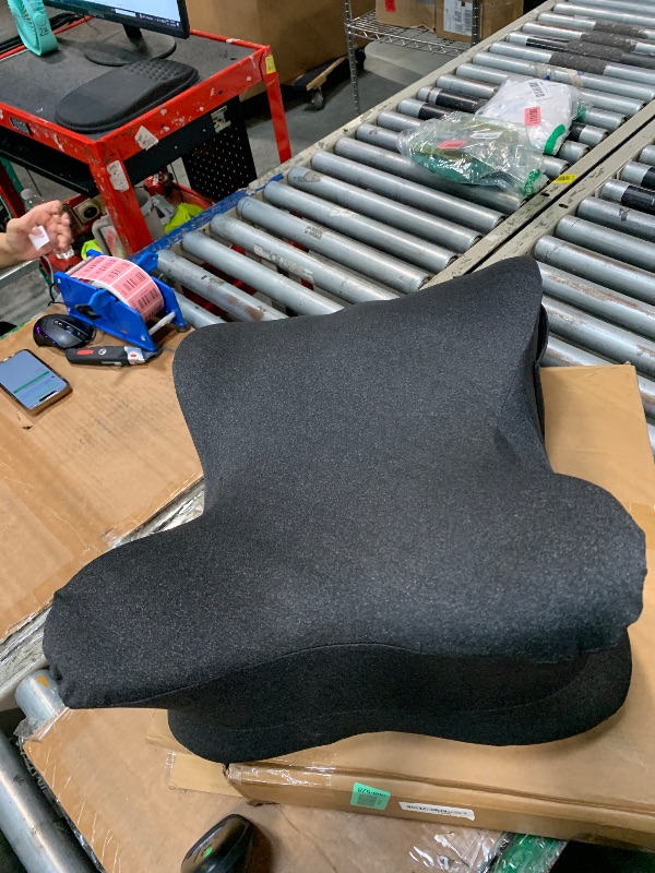 Photo 1 of *** STOCK  PHOTO FOR REFERENCE *** QUTOOL Lumbar Support Pillow for Office Chair & Car - Black