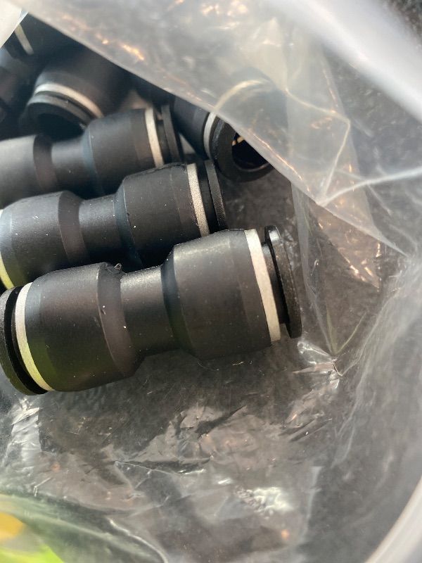 Photo 1 of 1/2" OD Pneumatic quick Connector Push to Connect fittings Straight Union/Coupler (Pack of 10)