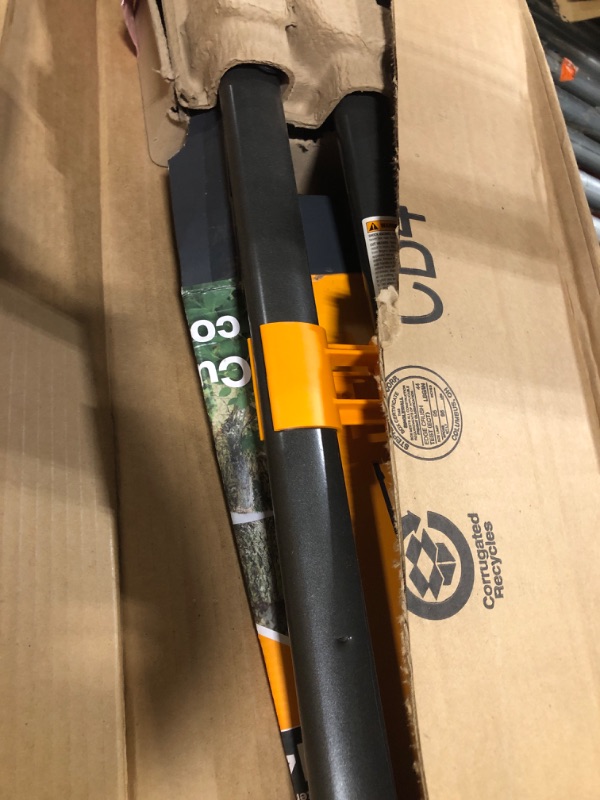 View 3 of !!!MISSING PARTS!!! ONLY 2 PARTS!!!FINAL SALE USE FOR PARTS!!!!
Fiskars XtendControl 14' Tree Pruner Kit, Complete Pruning and Sawing System with Fixed Pruner Head and 15" X2 Hook Bill Saw, Two Extension Poles, Lightweight Aluminum, Orange
