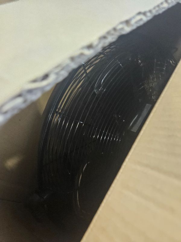 Photo 1 of [SOLD FOR PARTS] [NON FUNCTIONING] Amazon Basics 20" High Velocity Industrial Cooling Floor Fan with 3 Speeds, Tilt Head, ETL-Listed Safety Compliance, Metal Housing and Blades, for Commercial Space/Garage/Gym, 125W, Black