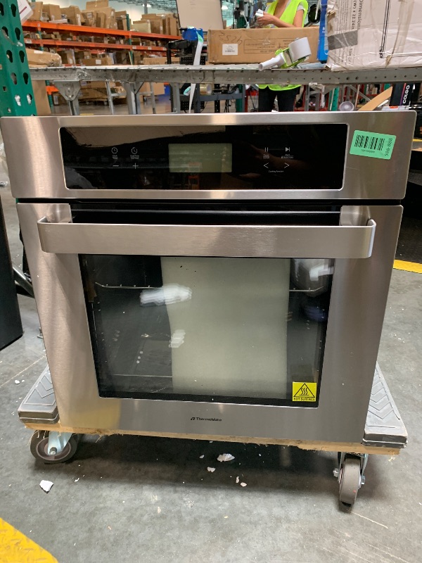 Photo 1 of **** TOP PANNEL LIFTING **** ThermoMate 24 Inch Electric Wall Oven, ETL Certified, 2.6 Cu.Ft. Convection Ovens with 12 Functions, 3D Heating, 3100W, Sensor Touch Control, Safety Lock, Stainless Steel