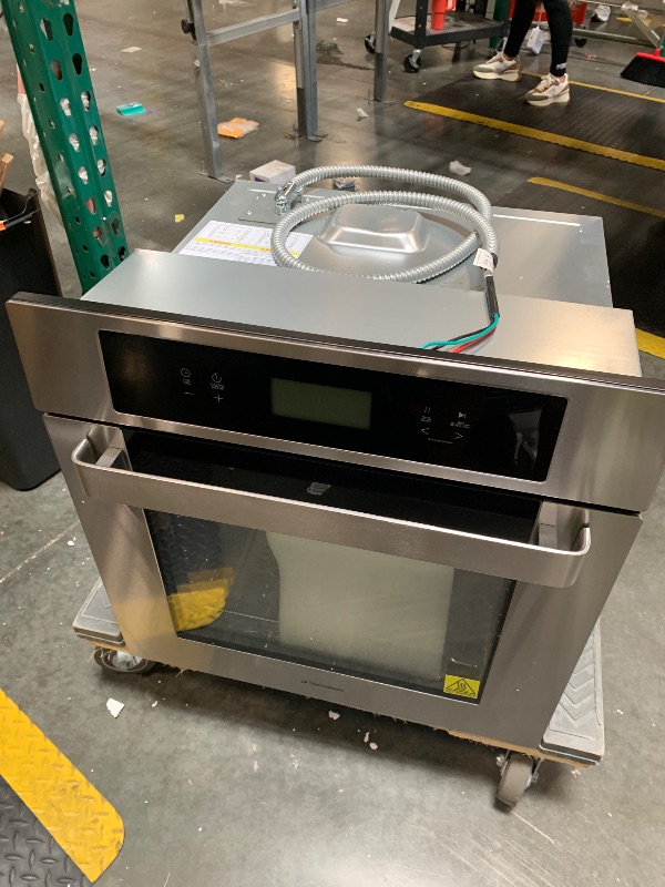 Photo 1 of **** TOP PANNEL LIFTING **** ThermoMate 24 Inch Electric Wall Oven, ETL Certified, 2.6 Cu.Ft. Convection Ovens with 12 Functions, 3D Heating, 3100W, Sensor Touch Control, Safety Lock, Stainless Steel