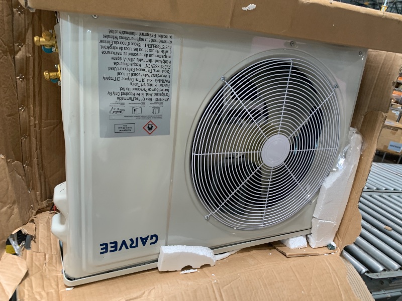 Photo 1 of **** DENTED **** Garvee 12000 BTU Mini Split Air Conditioner,22 SEER2 Ductless Inverter AC w/ 230V, Cool Up to 750 Sq. Ft with Heat Pump System, Compatible with Alexa, White