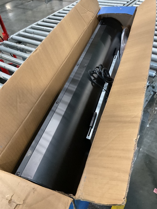 Photo 1 of * BLACK * HXCOCKCROW 36 Inch Air Curtains for Doors, Wall Mounted Commercial Air Door Fan with Door Magnetic Switch for Home Restaurant Garage Store, 2 Speeds, High Power, Slim & Easy Installation