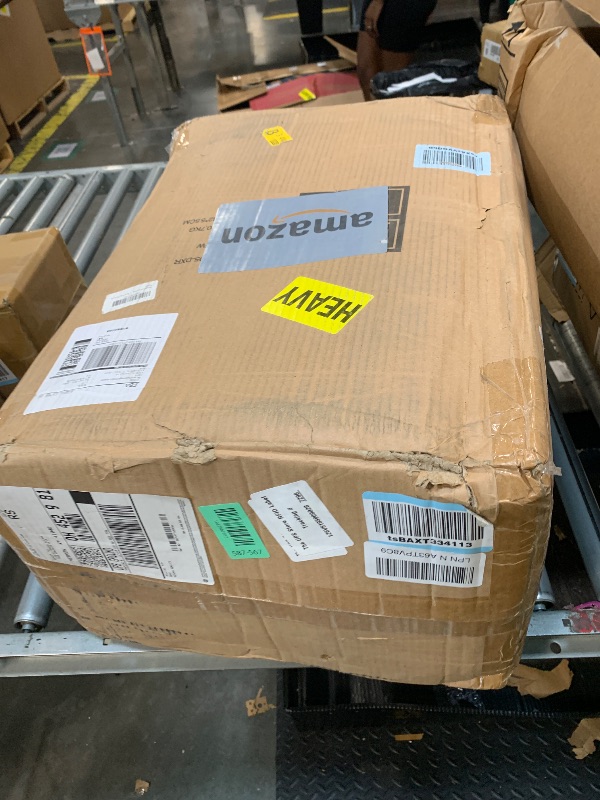 Photo 1 of ** FACTORY SEALED ** Winzon Boneless Loveseat, 3 in 1 Convertible Sofa Bed Sleeper Sofa Floor Futon Bed with 4 Pillows, 55" Grey Boneless Couch for Living Room, Guest Room, Small Space, No Assembly Required, Corduroy