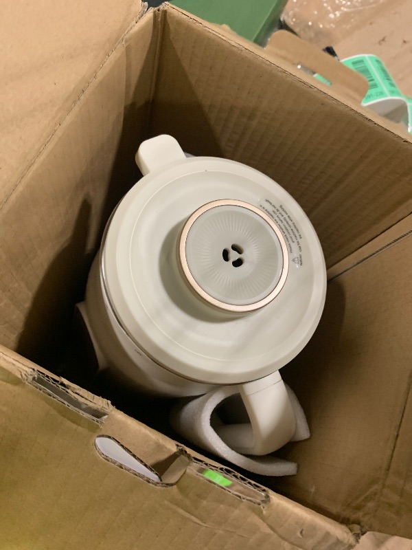 Photo 1 of [Heavily Used] Nut Milk Maker, AlfaBot N2 Automatic Almond Milk Machine for Homemade Plant-Based Milk, Oat, Soy, Yogurt, 5 Modes/35OZ Big Capacity Soy Milk Maker with Delay Setting and Self Cleaning (Cream)