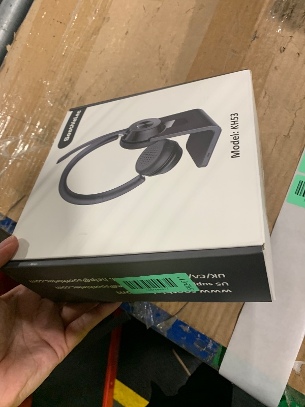 Photo 1 of (Upgraded Version) Wireless Headset, Bluetooth Headset with Noise Cancelling Microphone, Best Headphones with Mic Mute & USB Dongle for PC/Computer/Laptop/Cell Phones/Remote Work/Call Center