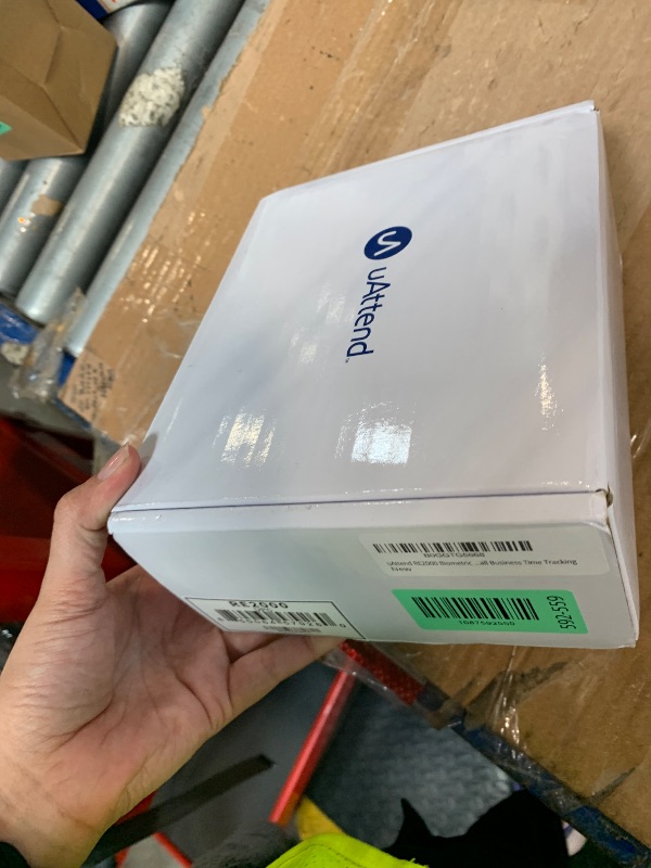 Photo 1 of ***BROKEN, SOLD FOR PARTS*** uAttend RE2000 Biometric Time Clock for Employees – Fingerprint + PIN Punching, Wi?Fi Cloud Time & Attendance System with Offline Storage, Payroll-Ready – Small Business Time 1077991707
