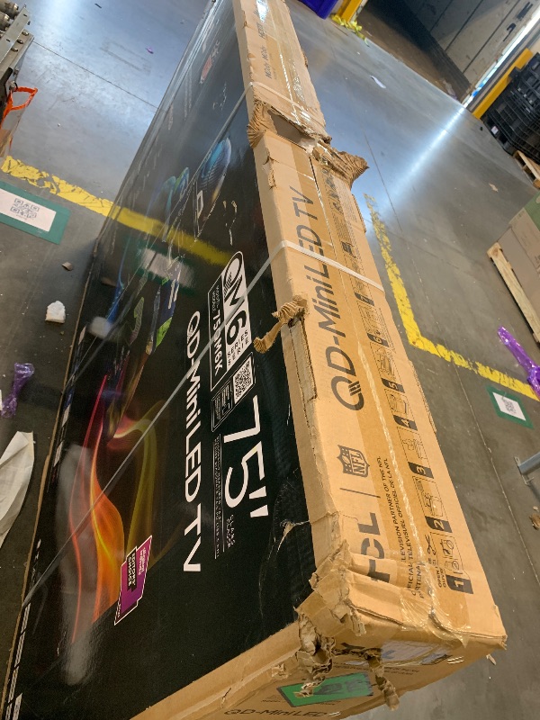 Photo 1 of **FACTORY SEALED***TCL 75 Inch Class QM6K Series | Mini LED QLED 4K HDR | 75QM6K, Latest Model | 120HZ-144HZ High Brightness Smart Google TV Dolby Atmos Onkyo Audio | Voice Remote Alexa Gaming Streaming Television