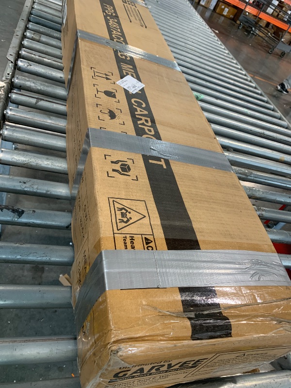 View 2 of ***FACTORY SEALED***Garvee 20X25 ft Metal Carport with Reinforced Base and Galvanized Steel Roof, Heavy Duty Garage Car Shelter Shade, Outdoor Car Port Canopy