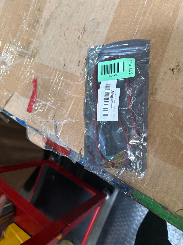 Photo 1 of (Real 18AWG) 1 Pairs 12V 5A DC Power Pigtail Barrel Plug Connector Cable, 2.1mm x 5.5mm Male Female DC Pigtail Connectors for CCTV Security Camera and 12V Power Supply Adapter (1 Male+1 Female)