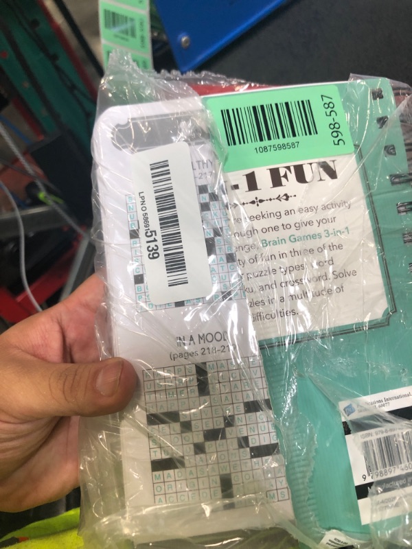 Photo 1 of !!TORN **FINAL SALE!!!
Brain Games - To Go - 3-in-1: Word Search, Sudoku, Crosswords