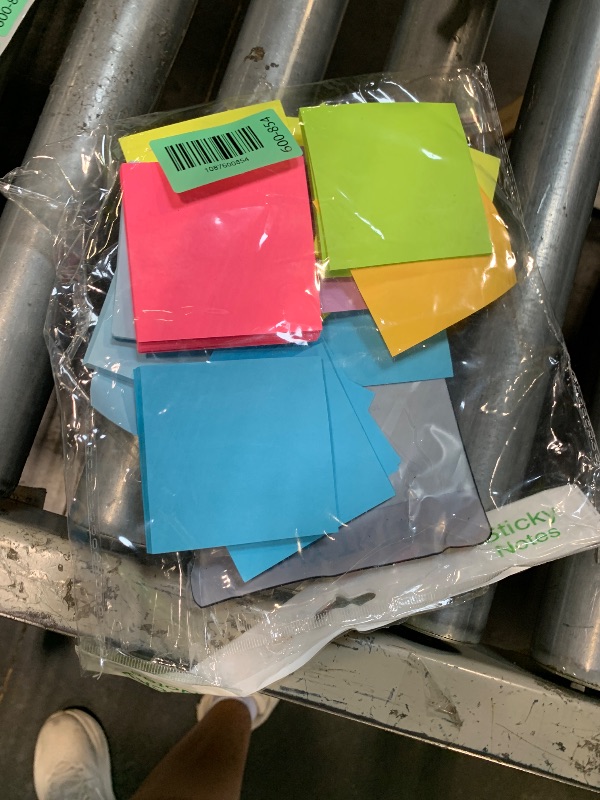 Photo 1 of (18 Pads) Pop Up Sticky Notes 3x3 Refills, Strong Adhesive Memo Pad Bulk with 9 Bright Colors, Suitable for Home, Office, School, Clean Removal