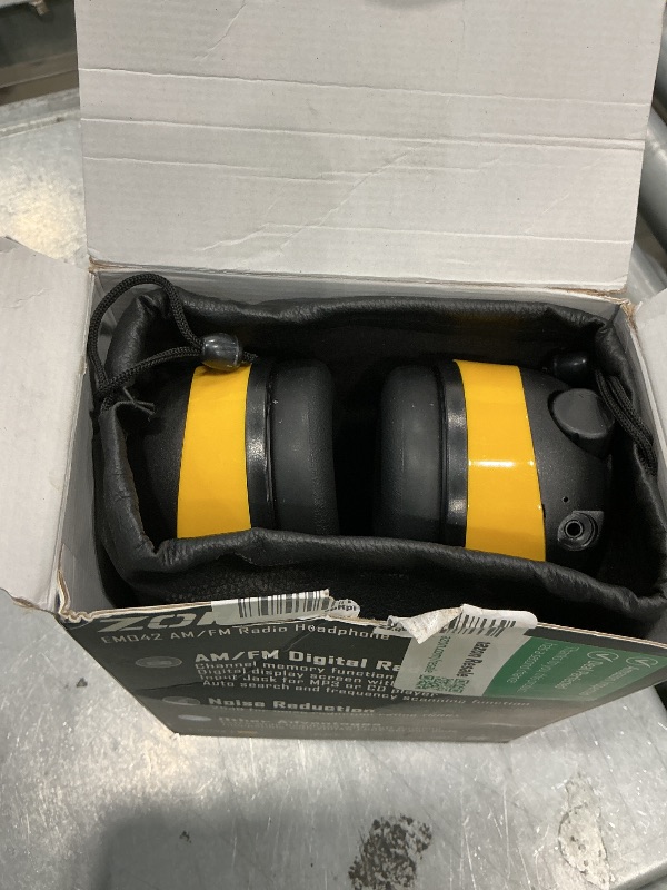 View 3 of [DAMAGED] ZOHAN AM/FM Radio Hearing Protection Earmuffs