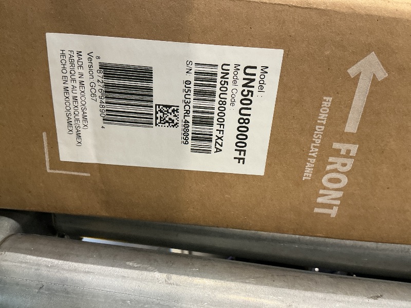View 5 of [For parts only] Samsung 50-Inch Class Crystal UHD U8000F 4K Smart TV (2025 Model) Endless Free Content, Processor, MetalStream Design, Knox Security, Alexa Built-in