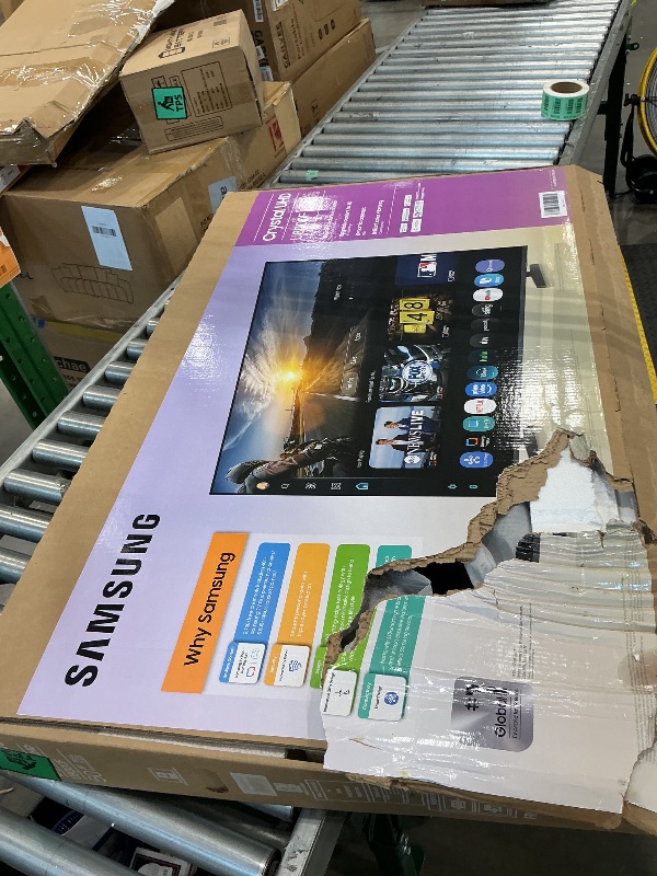 View 3 of [For parts only] Samsung 50-Inch Class Crystal UHD U8000F 4K Smart TV (2025 Model) Endless Free Content, Processor, MetalStream Design, Knox Security, Alexa Built-in