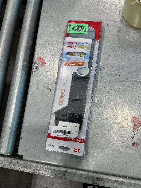 View 2 of [cracked] LivTee Frameless Rear View Mirror - 11.81" Wide Angle