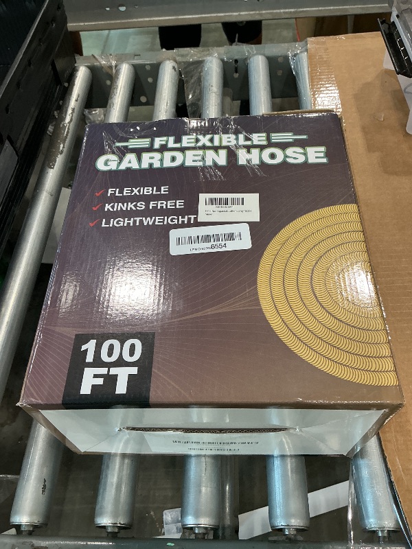 View 2 of 100 FT Non-Expandable Garden Hose, 2026 Upgraded Lightweight Garden Hoses,Ultra Durable & Flexible Non-Expanding hoses with 10 Function Sprayer, Leak proof, Pressure Resistant for Yard, Outdoor