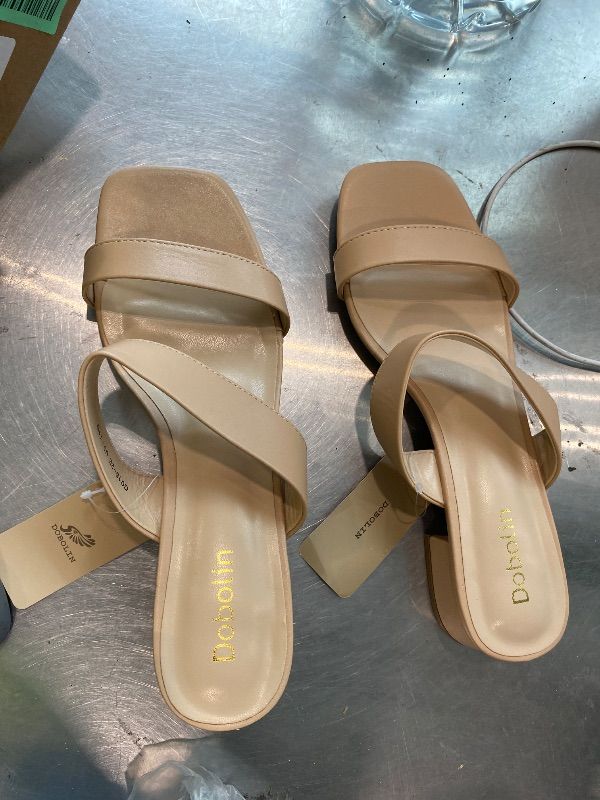 View 3 of **View Clerk Notes**DOBOLIN Women's Low Block Heeled Sandals size 11W