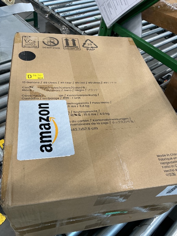 View 2 of [DAMAGED] iTouchless 13 Gal Motion Sensor Trash Can with Odor Filter